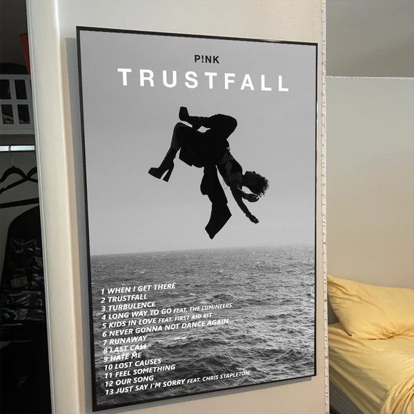 Pink-Trustfall Album Poster, Pink 2023 Album Poster-image