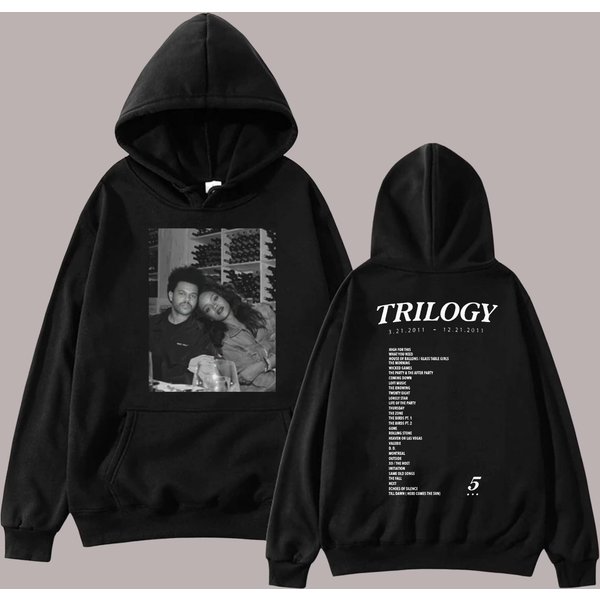 Weeknds Trilogy Hoodie. Weeknds Merch Hoodie-image