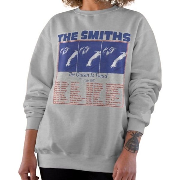 The Smiths Band Sweatshirt | The Smiths Crewneck Sweatshirt-image