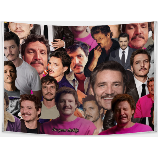 Papi Pedro - Pedro Pascal - Tapestry-image