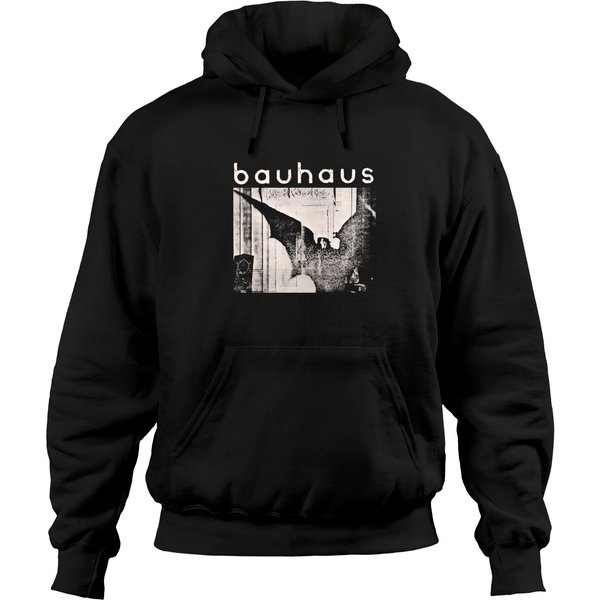Vintage Bauhaus Bela Lugosis Hoodies Industrial Goth Band Tour Punk Undead Hoodies-image