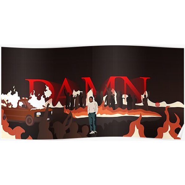 Kendrick Lamar - Damn. Poster Premium Matte Vertical Poster-image