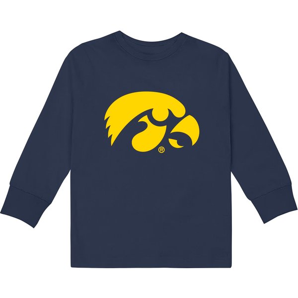 Iowa Logo | Hawkeye Kids Long Sleeve T-Shirts-image