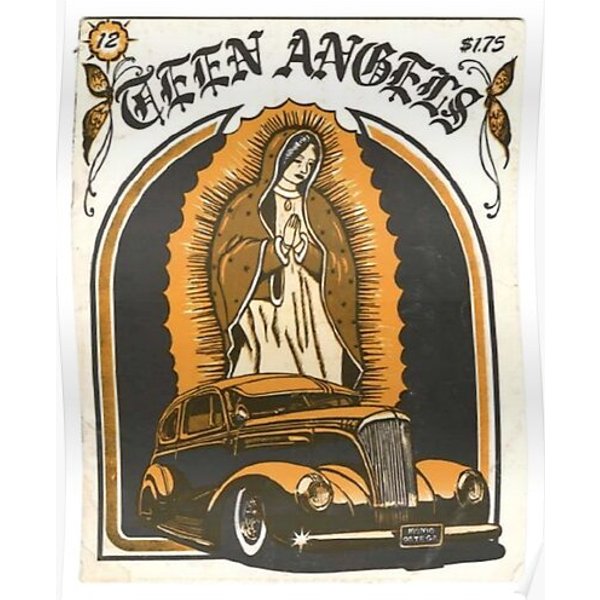 Teen Angels Chicano Card Premium Matte Vertical Poster-image