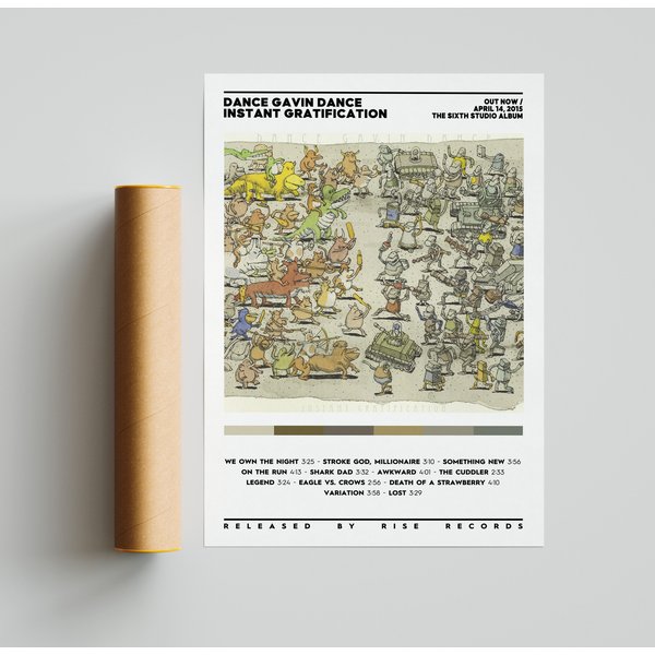Dance Gavin Dance - Instant Gratification Album Poster-image