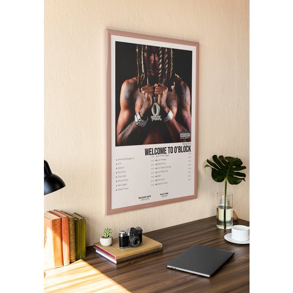 King Von - Welcome To O'block | Album Cover Poster-image