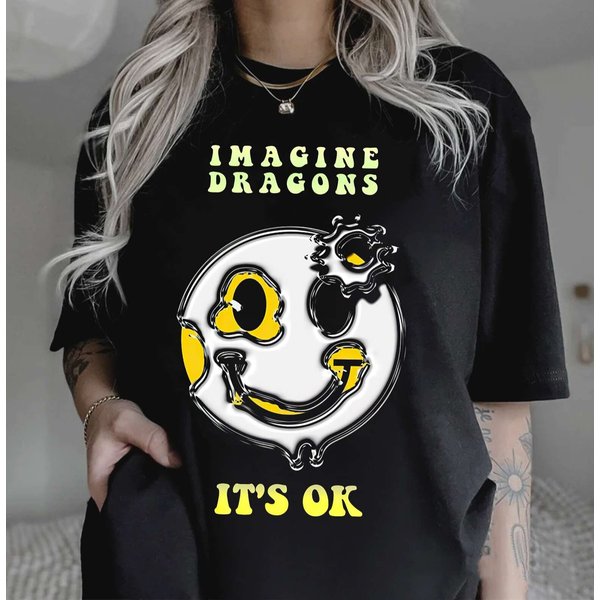 Imagine Dragons It's Okay T-Shirt, Band Merchandise-image