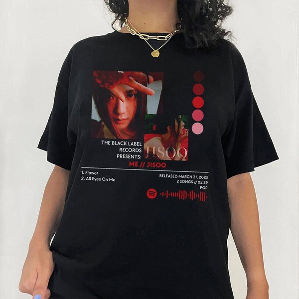 Jisoo Kpop Shirt, Me Flower Solo Album T Shirt-image