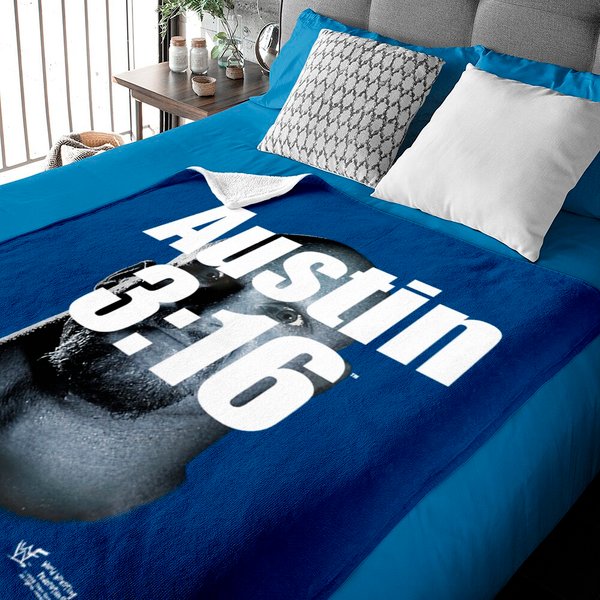 Vintage 1998 Stone Cold Steve Austin 3:16 Baby Blankets-image