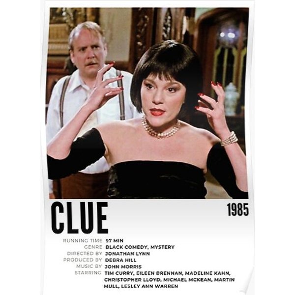 Clue (1985) Premium Matte Vertical Poster-image