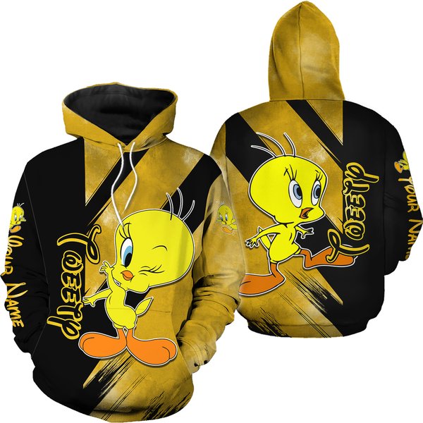 Tweety Hoodie, Hoodies For Women, Personalized Hoodie, Tweety Bird Unisex Hoodie