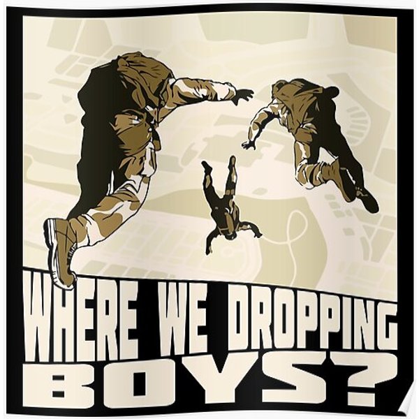 Warzone (Where We Dropping Boys) Premium Matte Vertical Poster-image