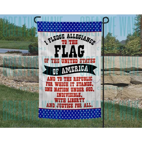 I Pledge Allegiance Garden Flag-image