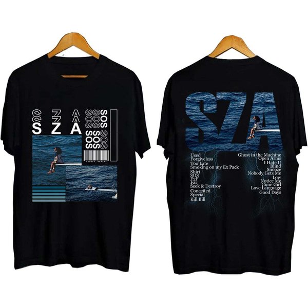 Vintage S.Z.A Sos Shirt, S.Z.A Shirt, S.O.S Album Shirt-image