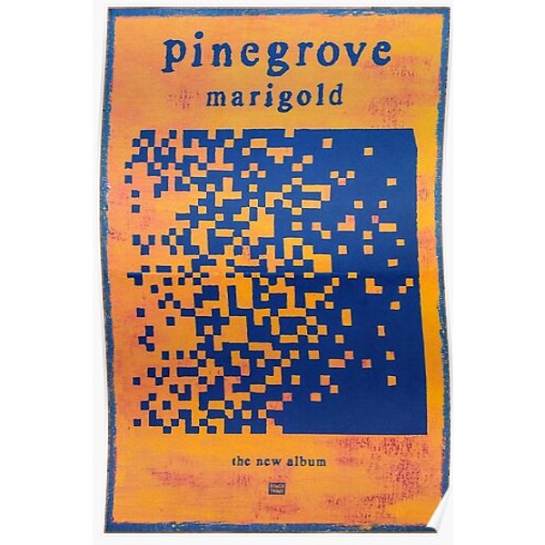 Abstract Marigold Version 1 Poster Premium Matte Vertical Poster-image