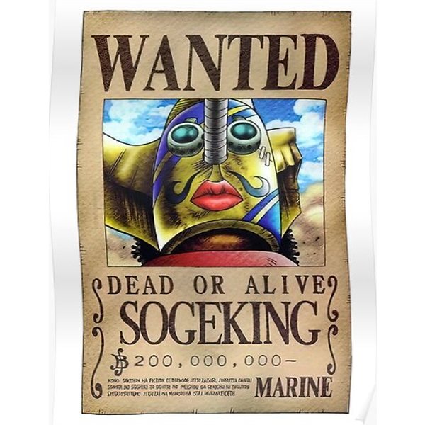 Wanted Sogeking Premium Matte Vertical Poster-image