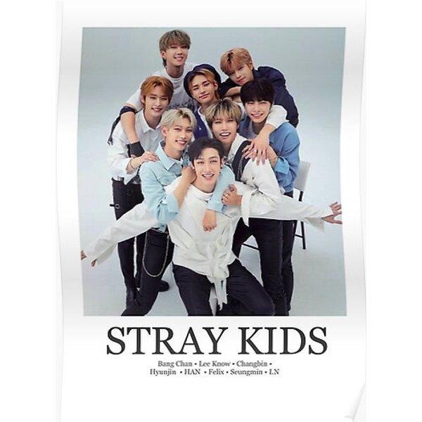 Stray Kids Minimalist Poster Premium Matte Vertical Poster-image