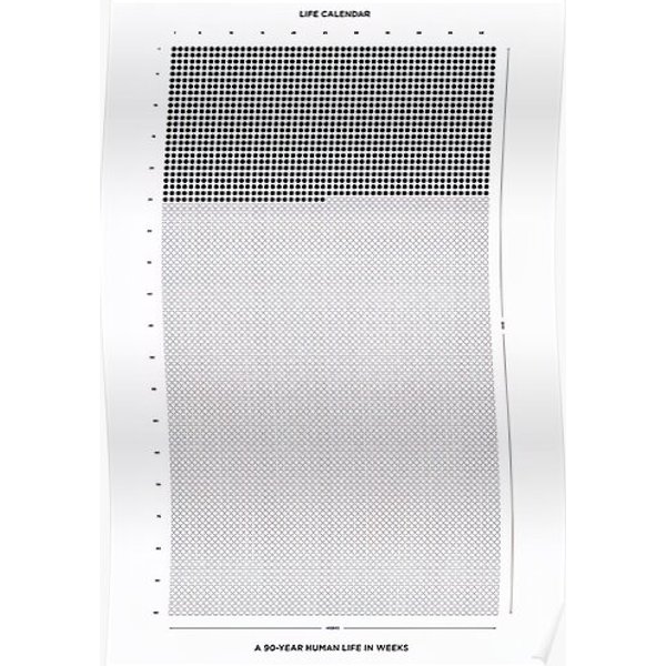 Life Calendar Memento Mori Premium Matte Vertical Poster-image