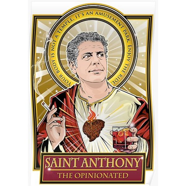 Saint Bourdain Premium Matte Vertical Poster-image