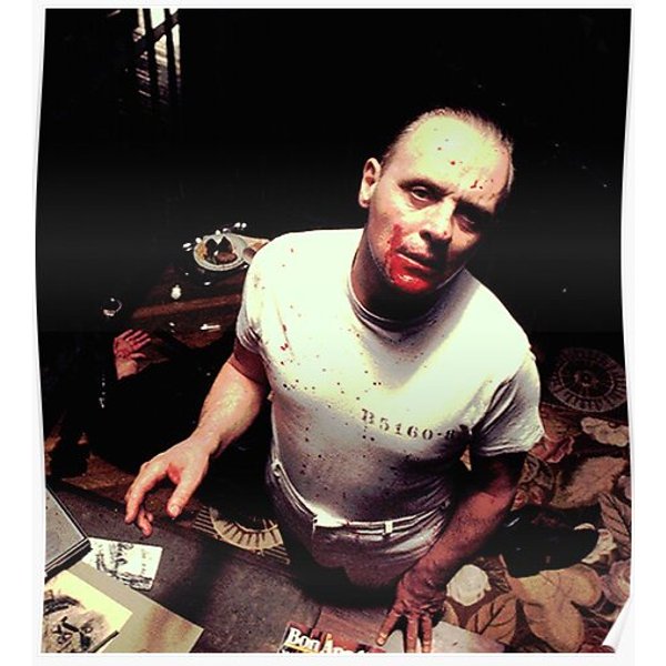 Hannibal Silence Of The Lambs Horror Premium Matte Vertical Poster-image