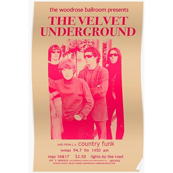 Velvet Underground Vintage Promo Poster L.A. Premium Matte Vertical Poster-image