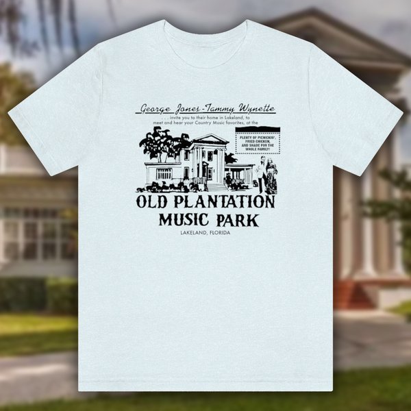 George Jones & Tammy Wynette Old Plantation Music Park Vintage Inspired T-Shirt-image
