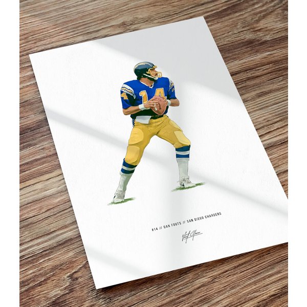 Dan Fouts Poster San Diego Chargers Poster-image