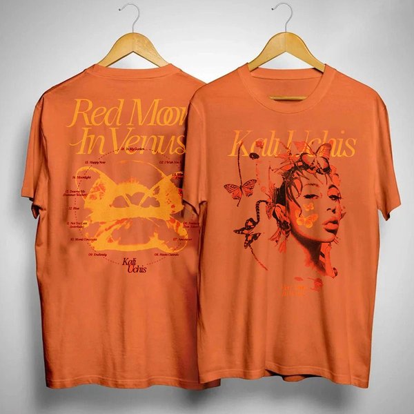 Red Moon In Venus Album Shirt, Kali Uchis Red Moon In Venus Merch Tshirt-image