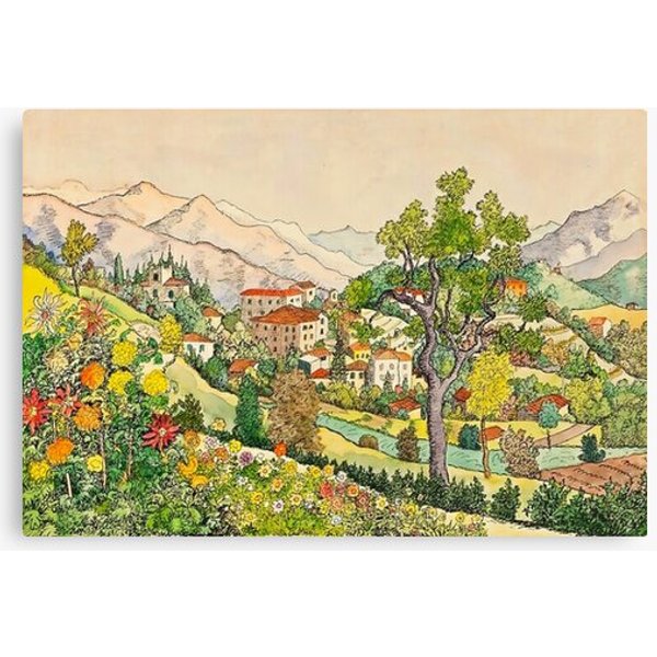 Hermann Hesse Montagnola (1933) Canvas