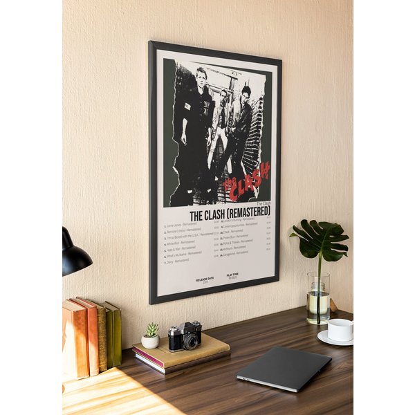 The Clash - The Clash (Remastered) | Album Cover Poster For Wall Art-image