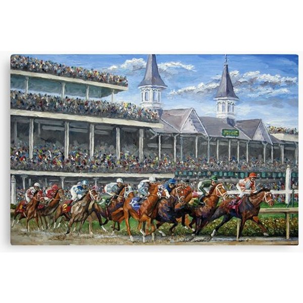 The Kentucky Derby - Churchill Downs Canvas-image