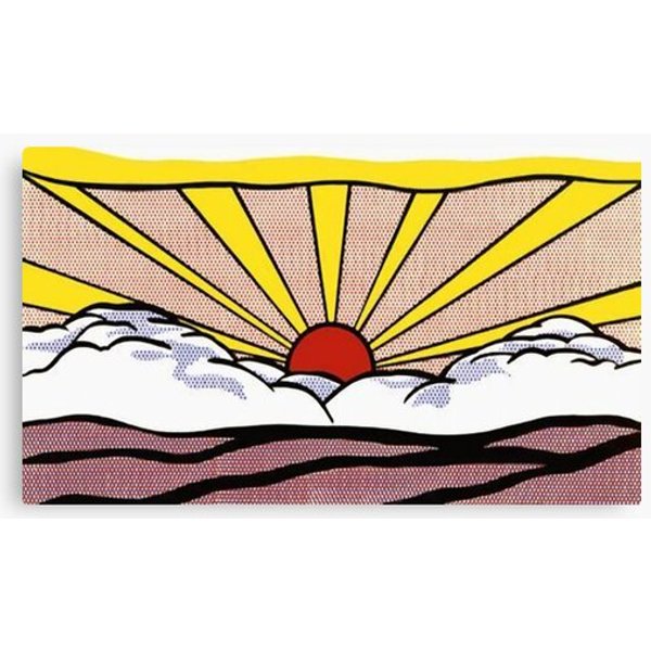 Sunrise - Lichtenstein Roy Canvas-image