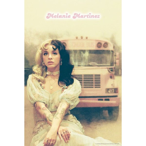 Melanie Martinez Pink School Bus Crybaby Detention K-12 Album Music Songs Poster-image