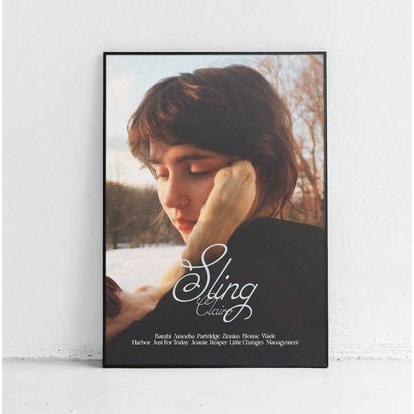 Clairo/Sling/Album Tracklist/Poster Print/Minimal/Wall Art/Apartment Posters/Bedroom Posters-image