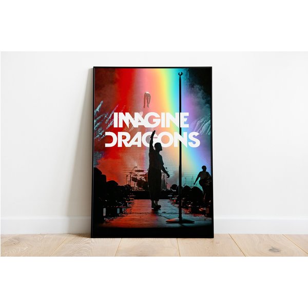 Imagine Dragons Poster - Wall Decor - Design Print-image