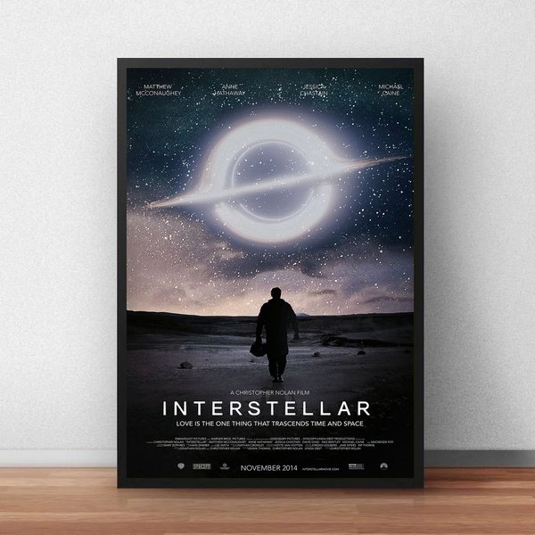 Interstellar Movie Poster And Prints Living Room Wall Art Pictures Home Decor-image