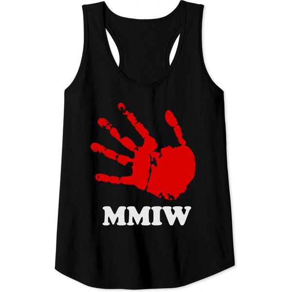 Mmiw Indigenous Hand Tank Top - No More Stolen Sisters-image