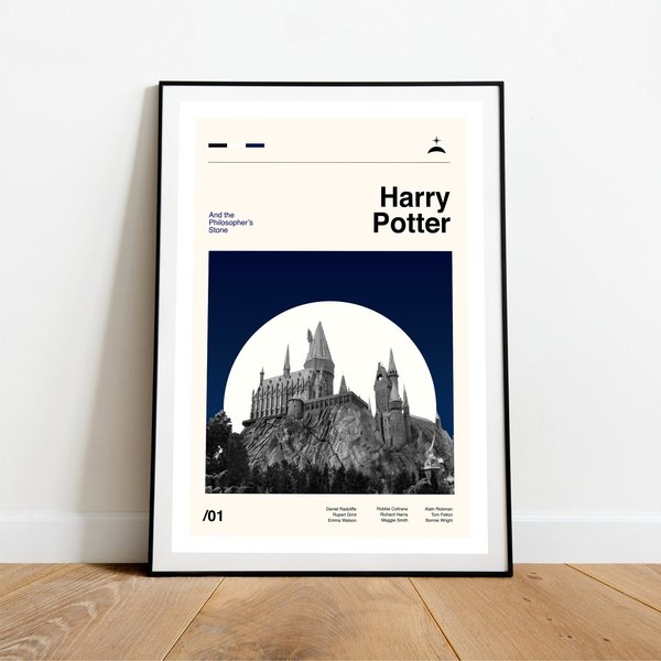 Harry Potter Minimalistic Midcentury Poster-image