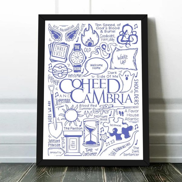 Coheed And Cambria Art Book Canvas Print, Coheed And Cambria Band-image