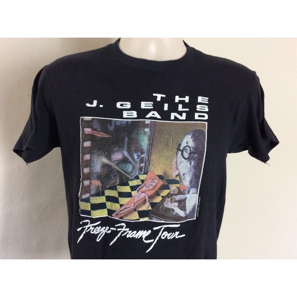 Vtg 1981 J Geils Band Freeze Frame Concert T-Shirt-image