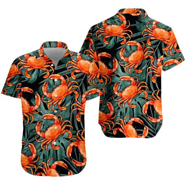 Crab Hawaiian Shirt, Maryland Crab Aloha Shirt-image