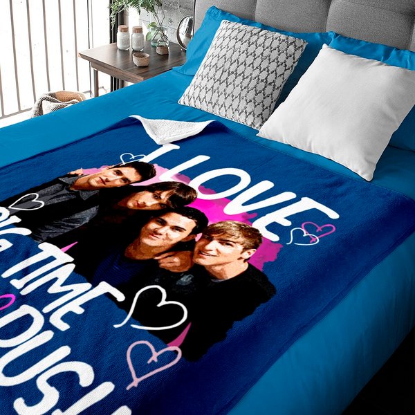 I Love Big Time Rush Unisex Baby Blankets, Big Time Rush Fan Baby Blankets
