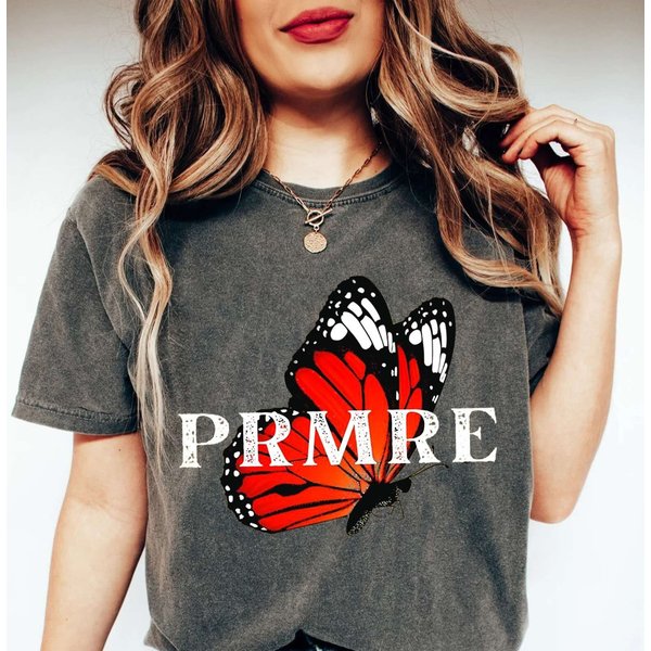 Vintage Paramore Butterfly Shirt, Rock Band Shirt-image