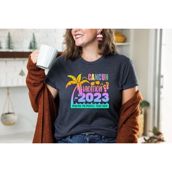 Cancun Vacation 2023 Shirt, Family Vacation 2023 Shirt, Making Memories Together Shirt, Funny Family Matching Shirt-image