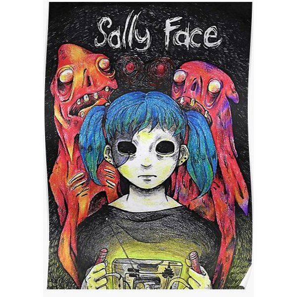 Sally Face Poster Premium Matte Vertical Poster-image