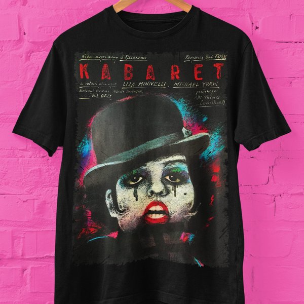 Cabaret Classic Movie Liza Minelli Polish Movie Poster Tee T Shirt-image
