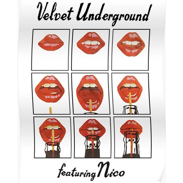 The Velvet Underground Rock Band, Velvet Underground Featuring Nico Premium Matte Vertical Poster-image