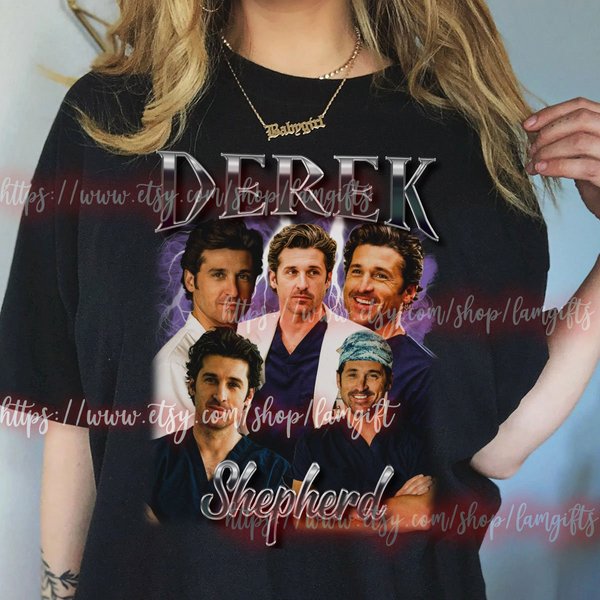 Derek Shepherd Shirt, Derek Shepherd Vintage-image