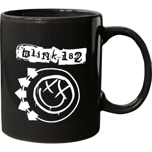 Blink Rock Band Graphic 182 Mugs | Smiley Mugs Face Blinkssweatshirt