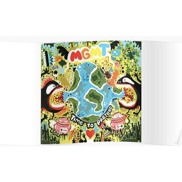 Mgmt Time To Pretend Premium Matte Vertical Poster-image